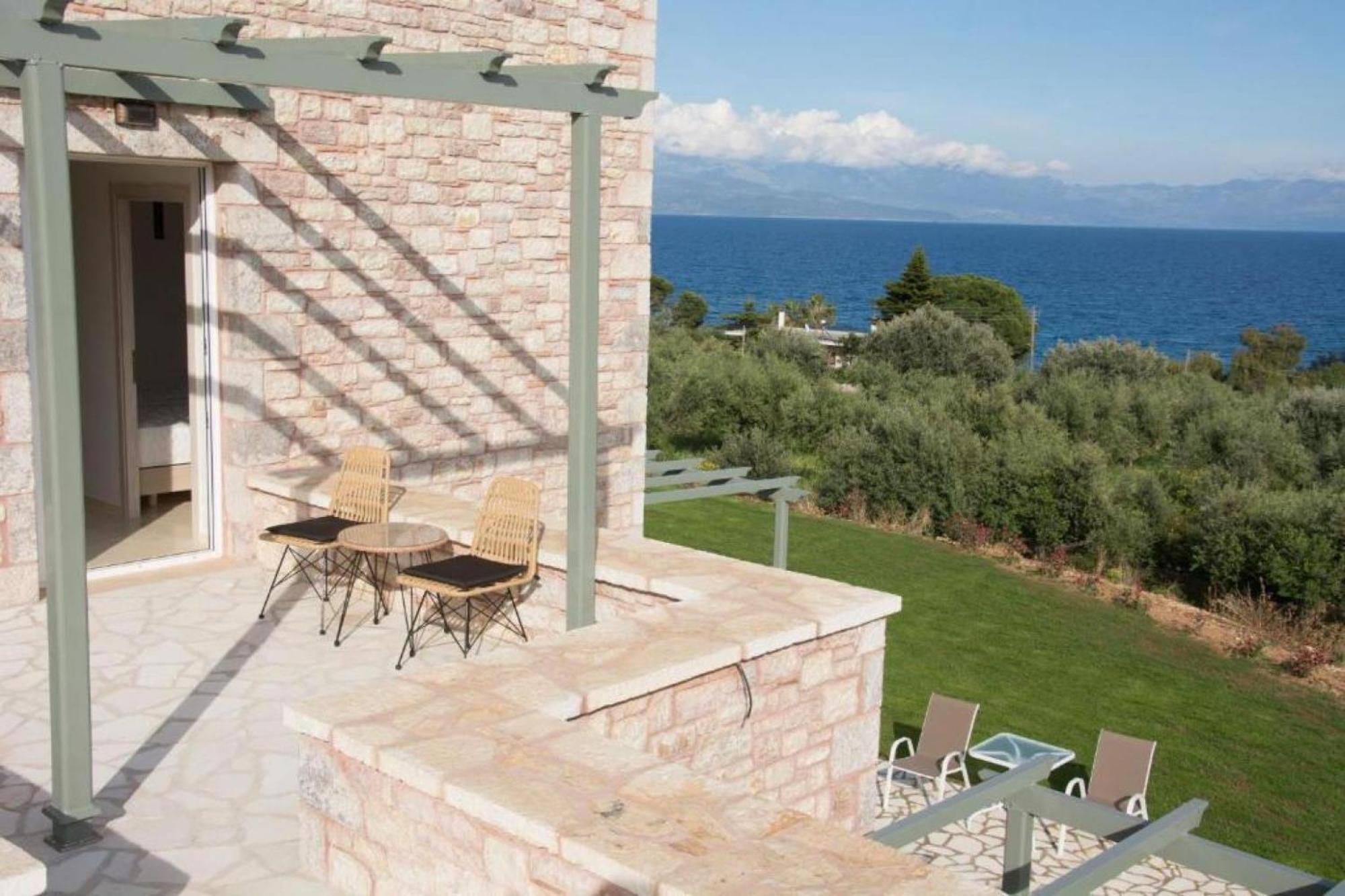 Stone Bay Houses In Messinia Kalamaki Beach Area كراني المظهر الخارجي الصورة